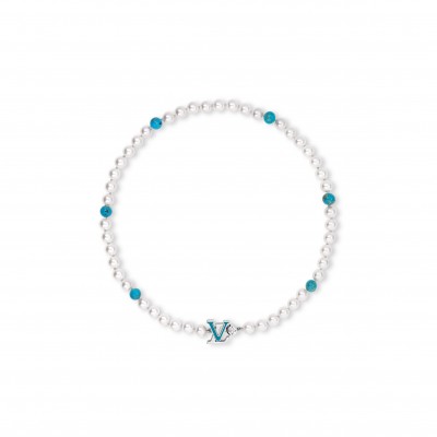 LOUIS VUITTON TURQUOISE RODEO NECKLACE M02058